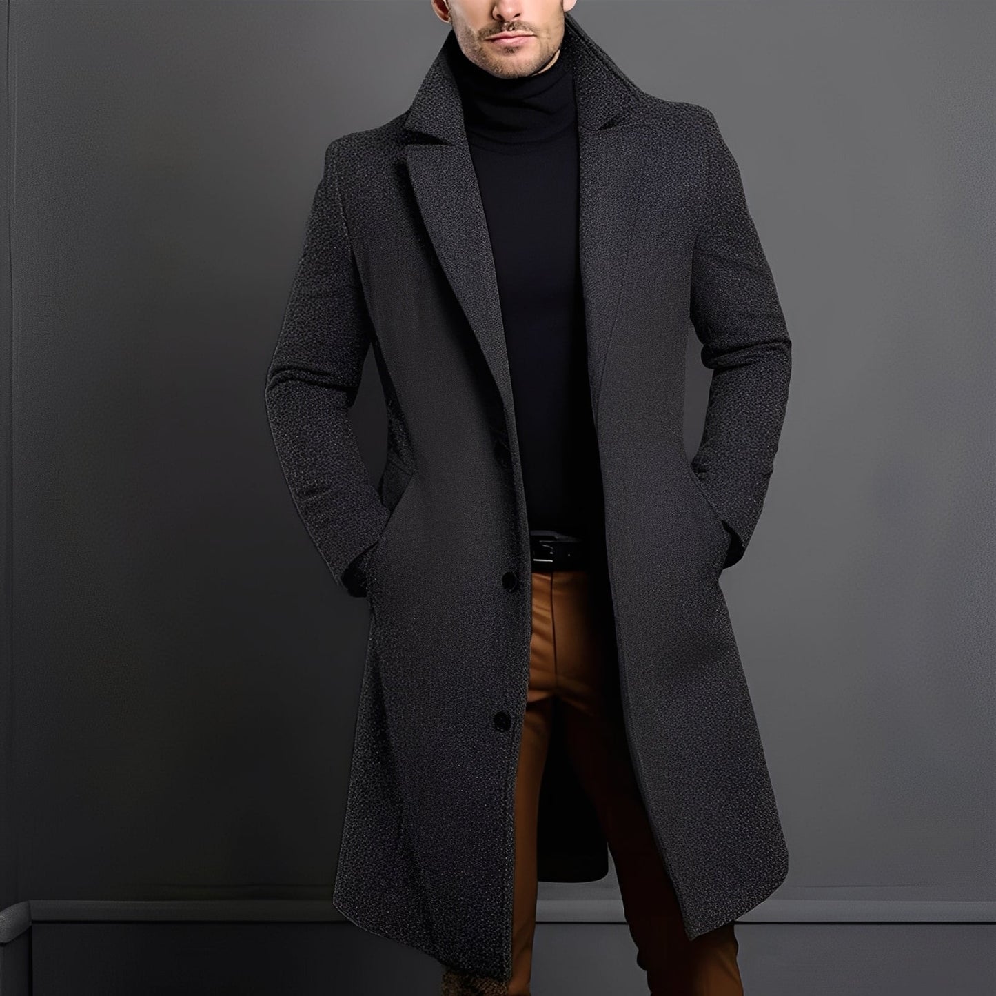 Tucker - Palton elegant din lână pentru bărbați