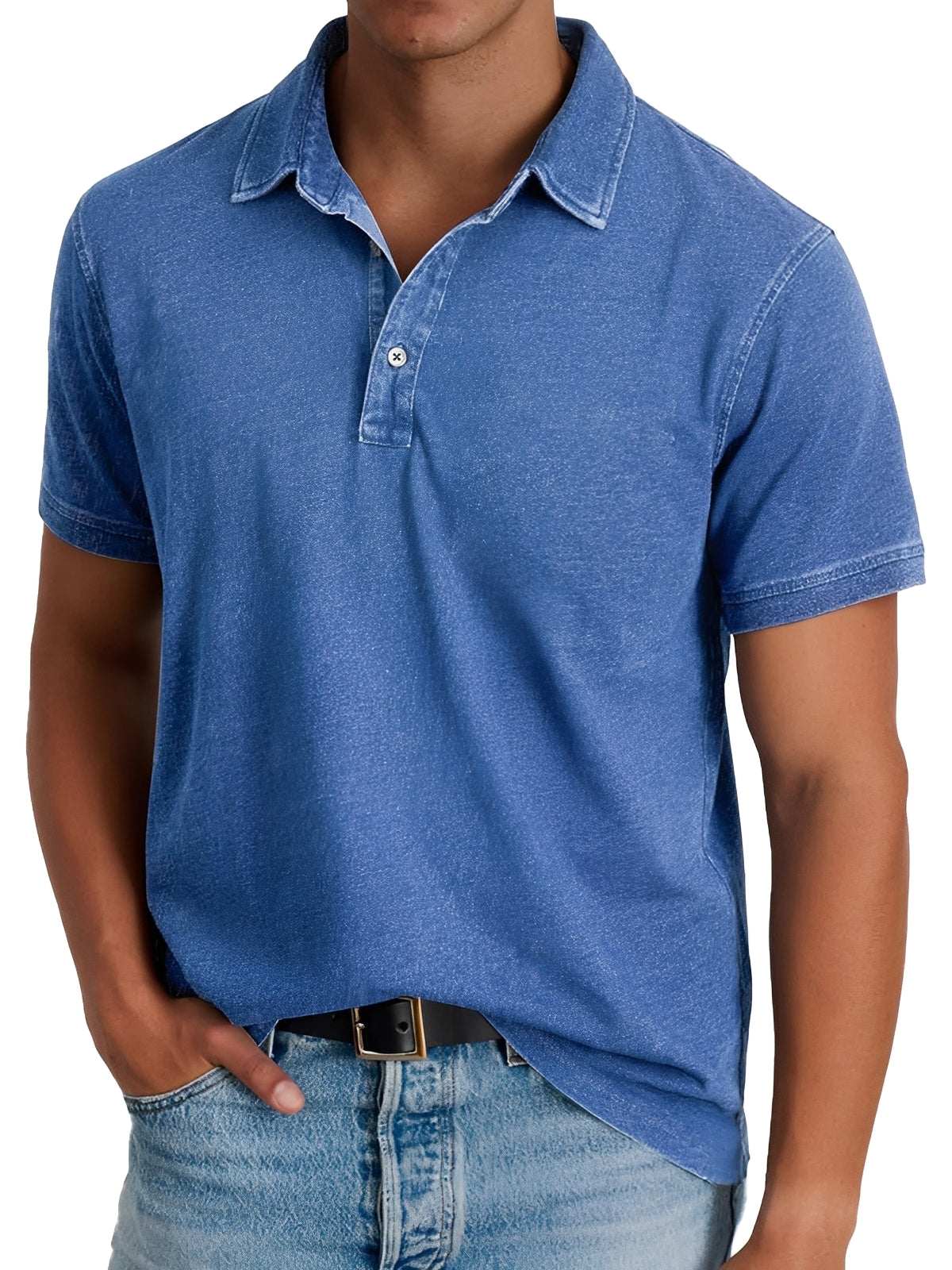 Darrell - Tricou polo modern, lejer pentru bărbați