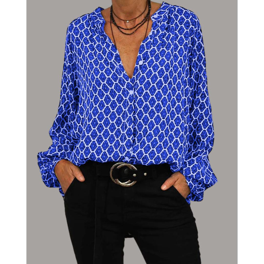 Zara – Bluza lejeră cu decolteu în V