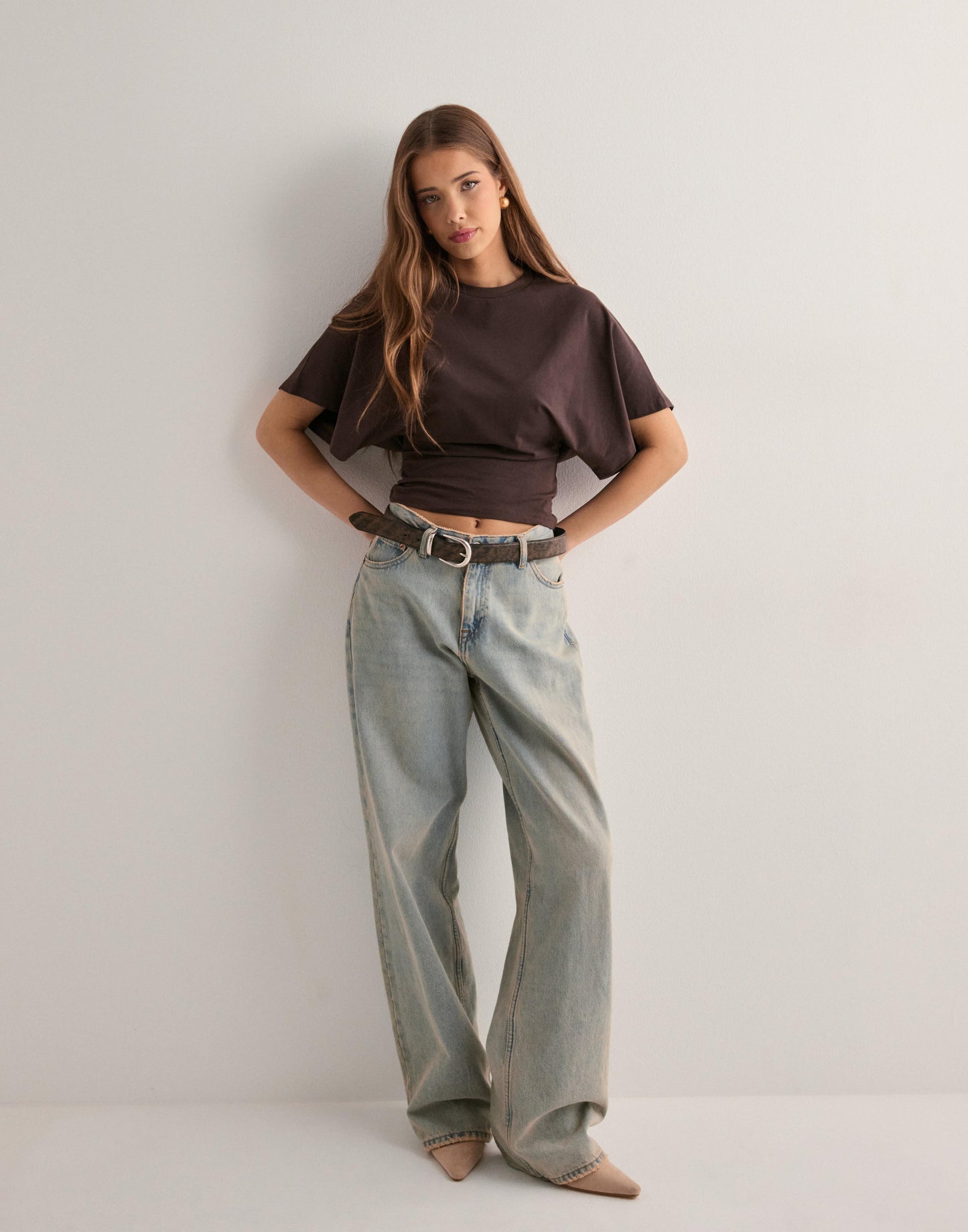 Leonie – Top Confortabil cu Talie Elastică