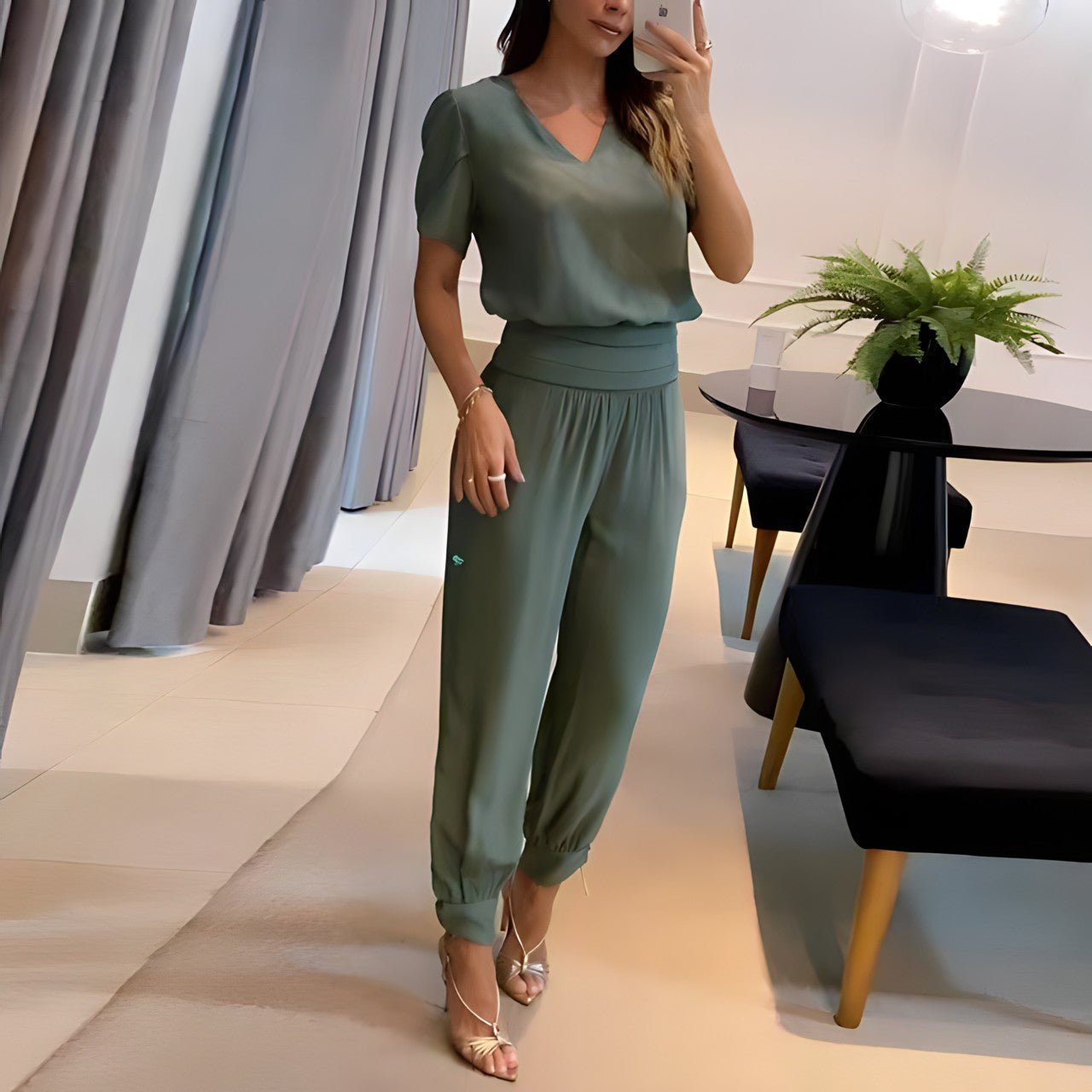 Alexandra – Set din bluză și pantaloni