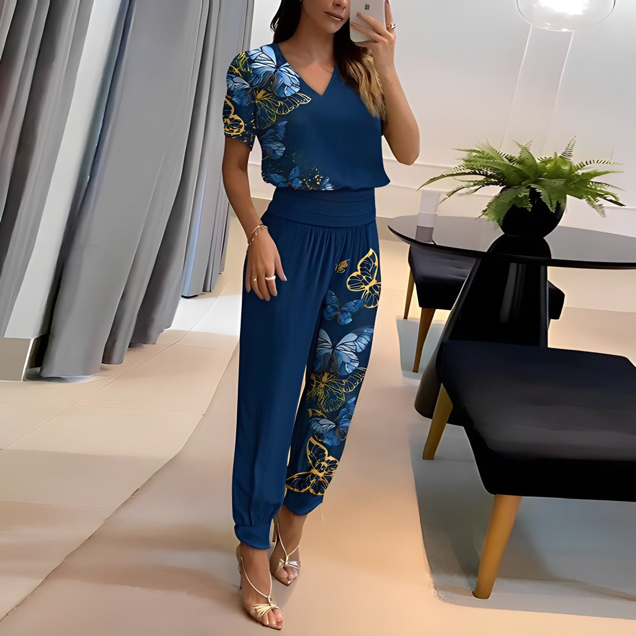 Alexandra – Set din bluză și pantaloni