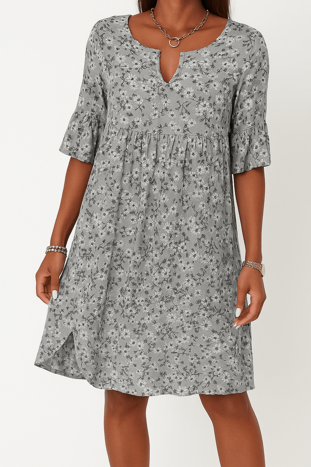Annalena – Rochie cu flori în stil feminin