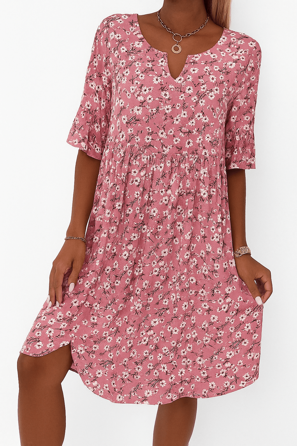 Annalena – Rochie cu flori în stil feminin
