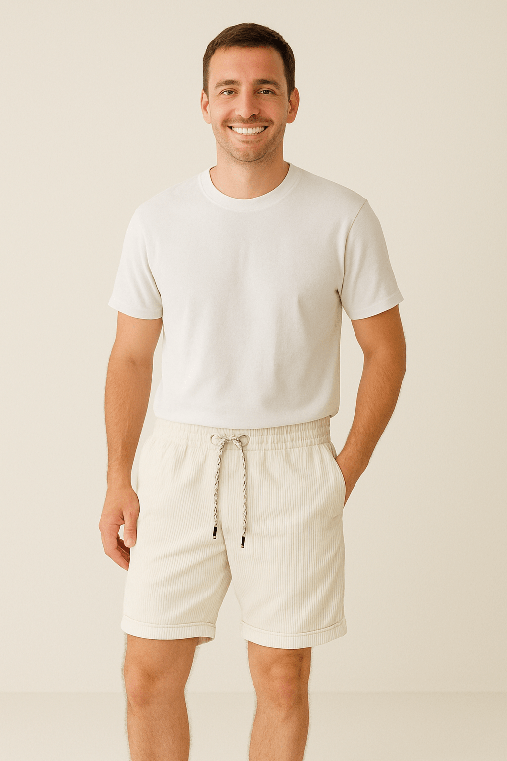 Georg – Pantaloni scurți din cord în stil retro