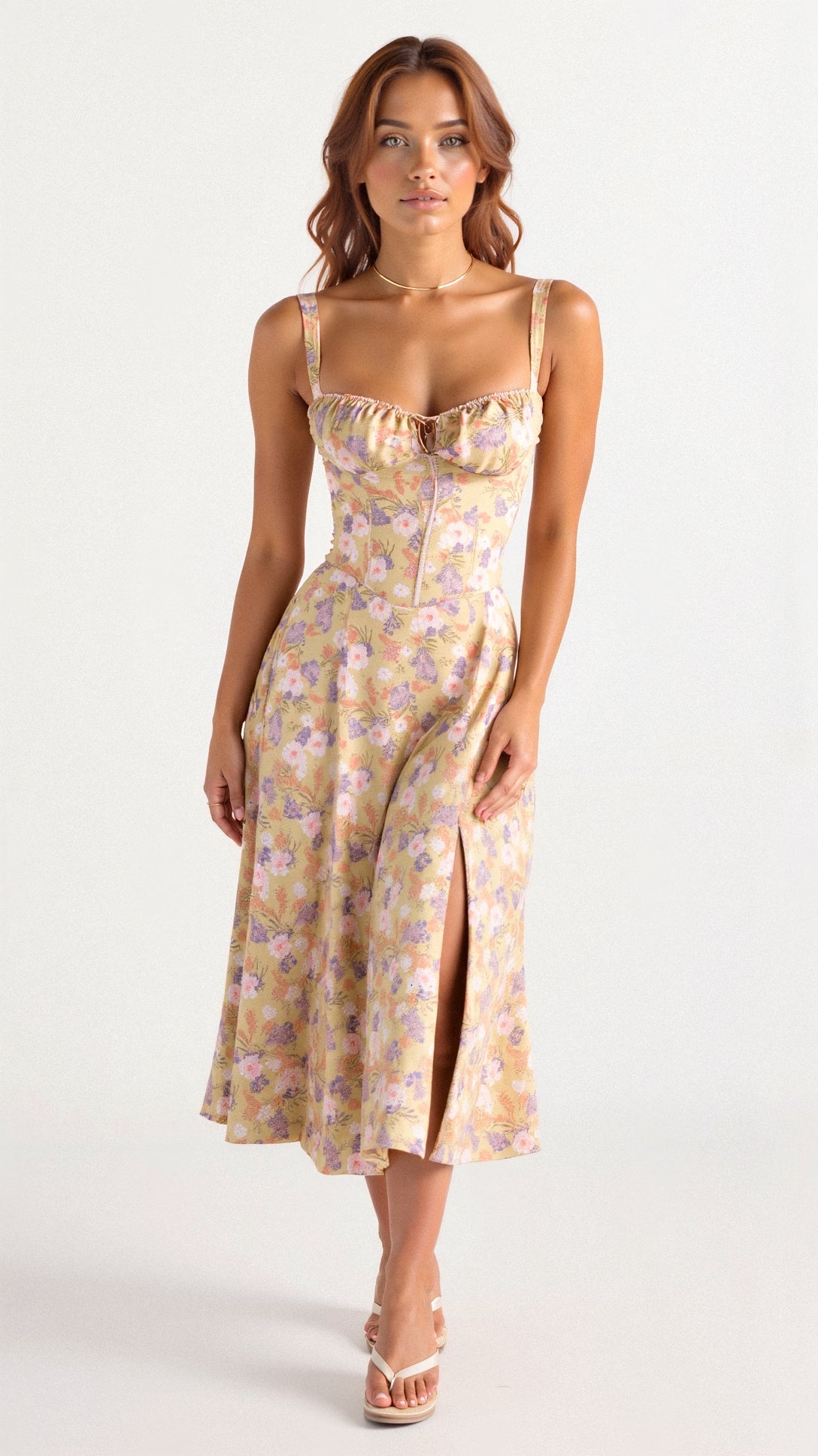 Liana – Corset Rochie Midi
