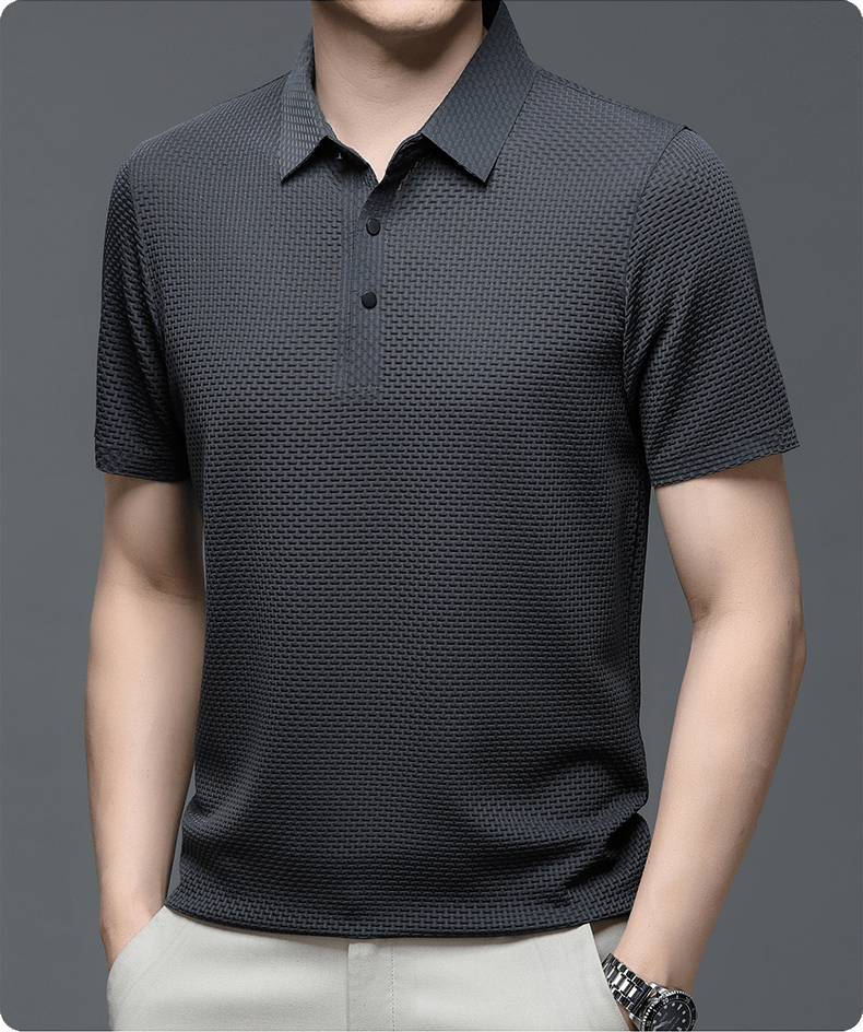 Morten – Tricou Polo Structurat