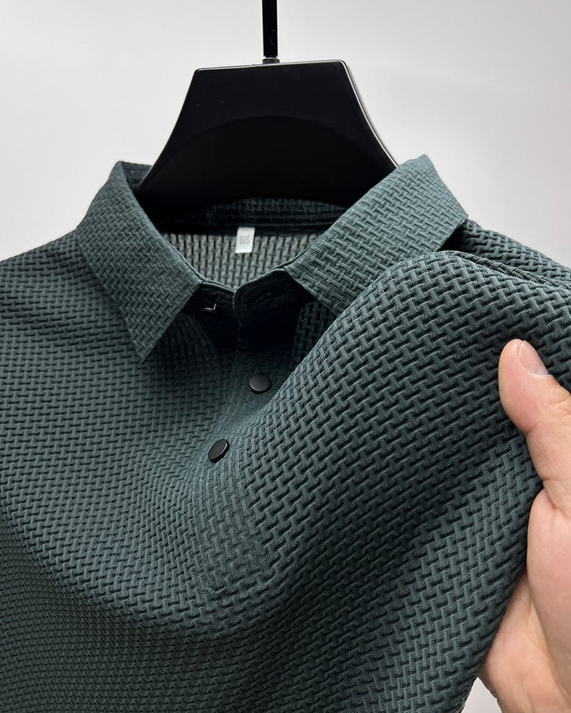 Morten – Tricou Polo Structurat