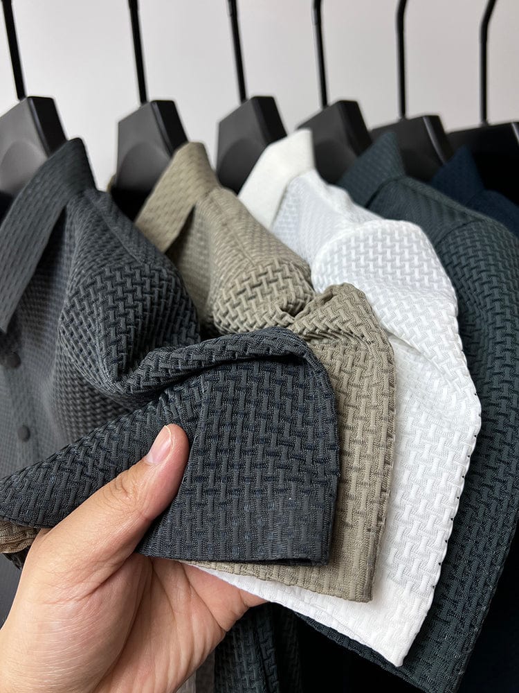 Morten – Tricou Polo Structurat