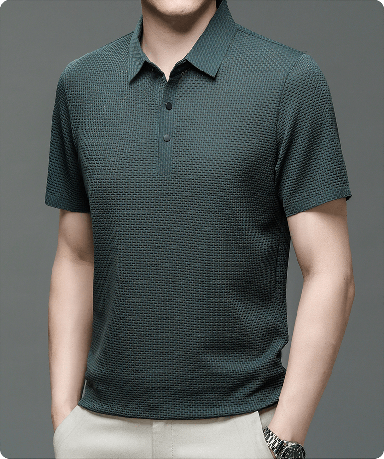 Morten – Tricou Polo Structurat