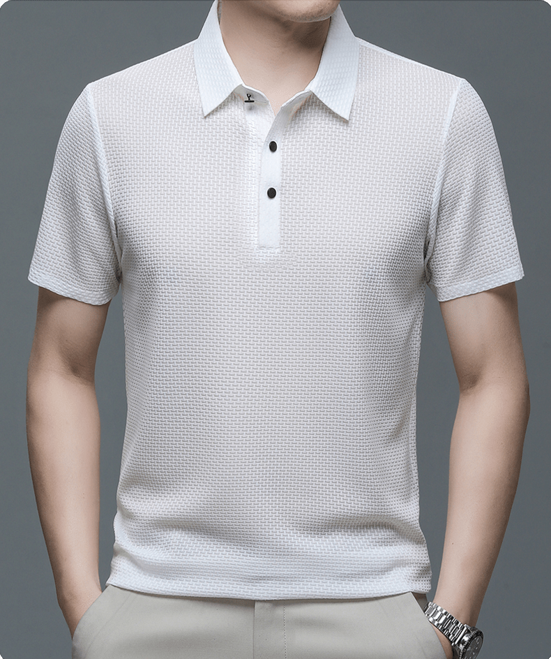 Morten – Tricou Polo Structurat