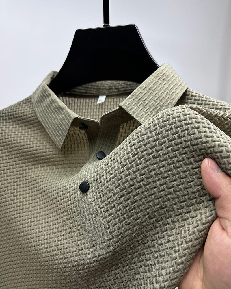 Morten – Tricou Polo Structurat