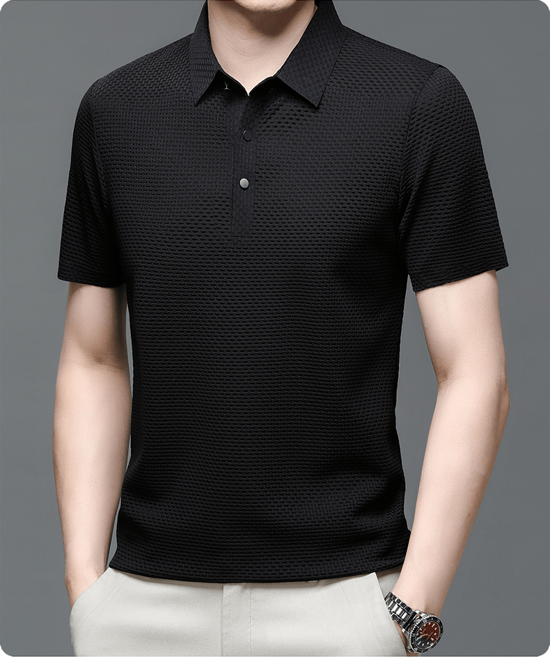 Morten – Tricou Polo Structurat
