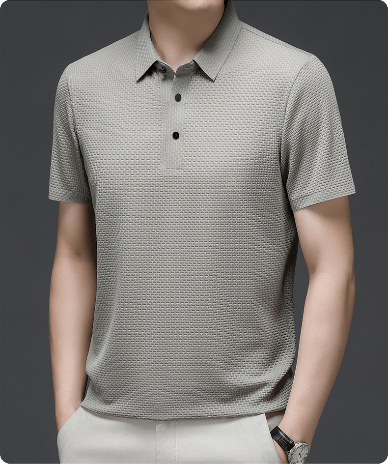 Morten – Tricou Polo Structurat