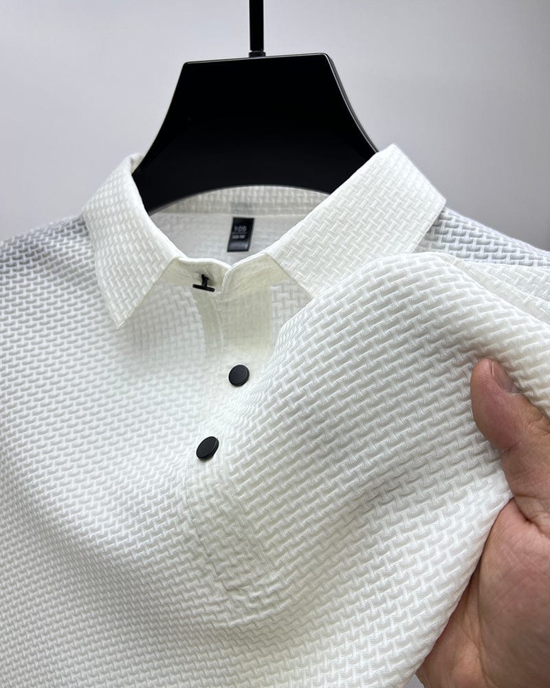 Morten – Tricou Polo Structurat
