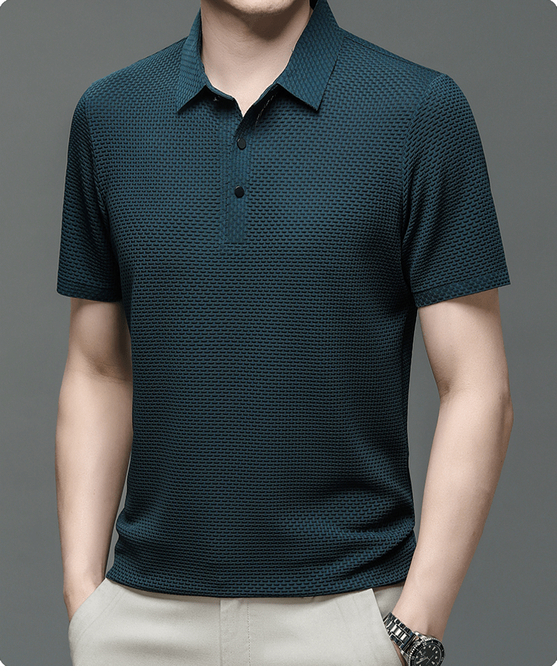 Morten – Tricou Polo Structurat