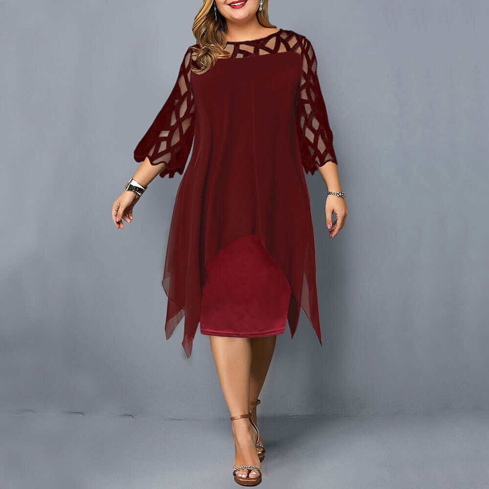 Harper – Rochie midi în mărime mare