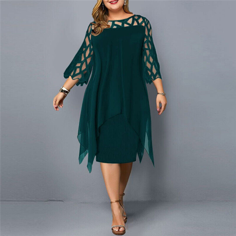 Salome – Rochie Midi Elegantă Marime Mare