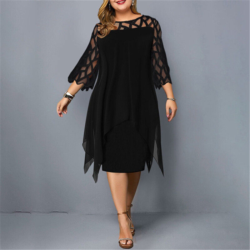 Harper – Rochie midi în mărime mare