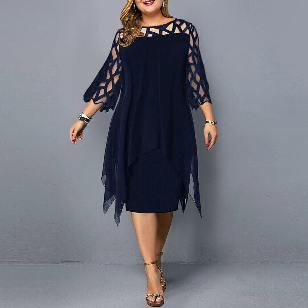 Harper – Rochie midi în mărime mare