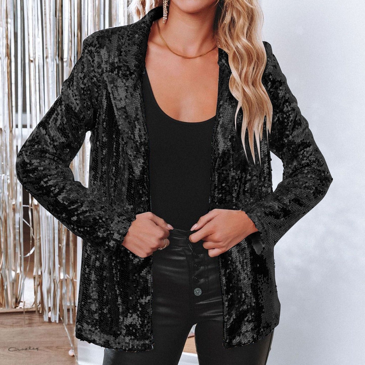 Cora – Sacou Elegant cu Paiete