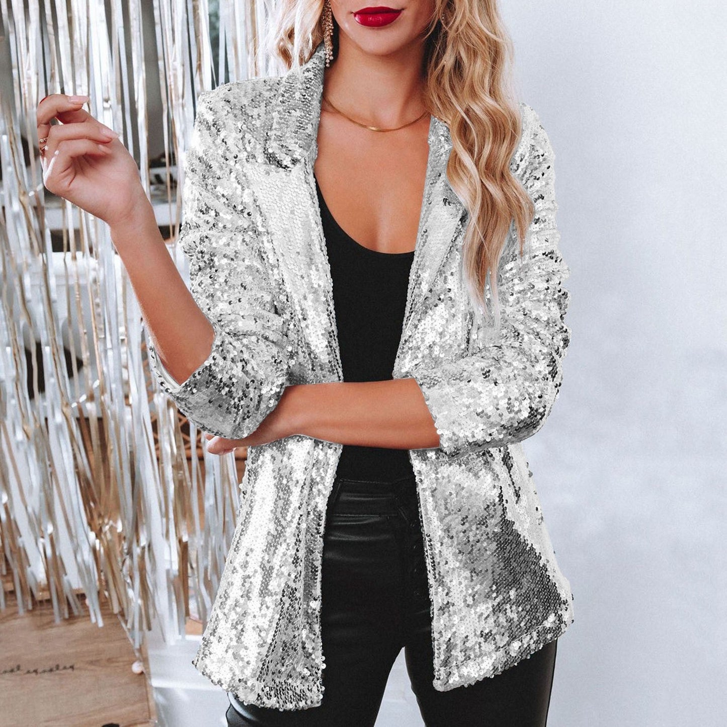 Cora – Sacou Elegant cu Paiete