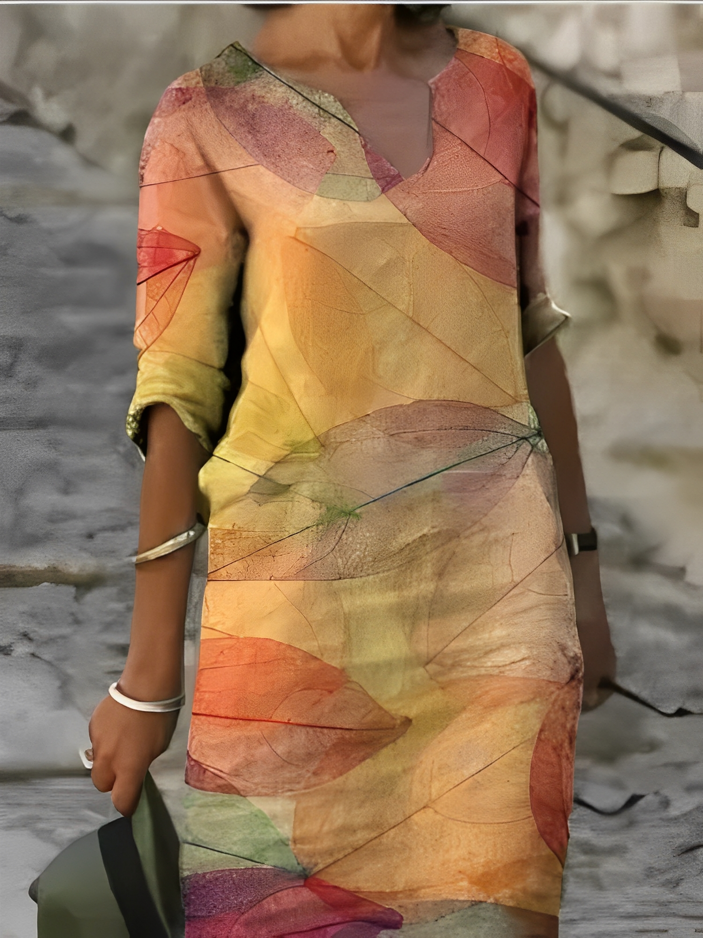 Malia – Mini-rochie cu model grafic