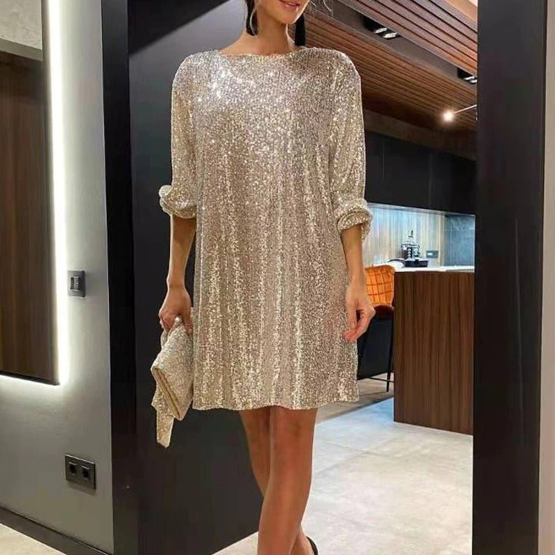 Kyno – Rochie Mini de Petrecere Fluidă