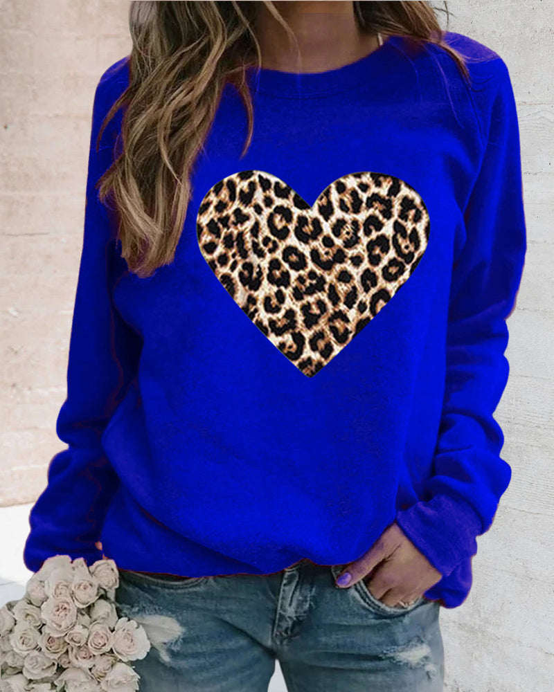 Tatjana – Leo-Sweatshirt cu model inimă