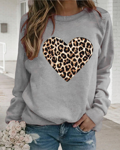 Tatjana – Leo-Sweatshirt cu model inimă