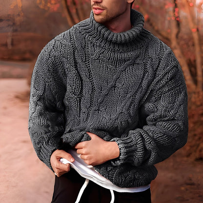 Adrian - Pulover bărbătesc stil gros tricotat