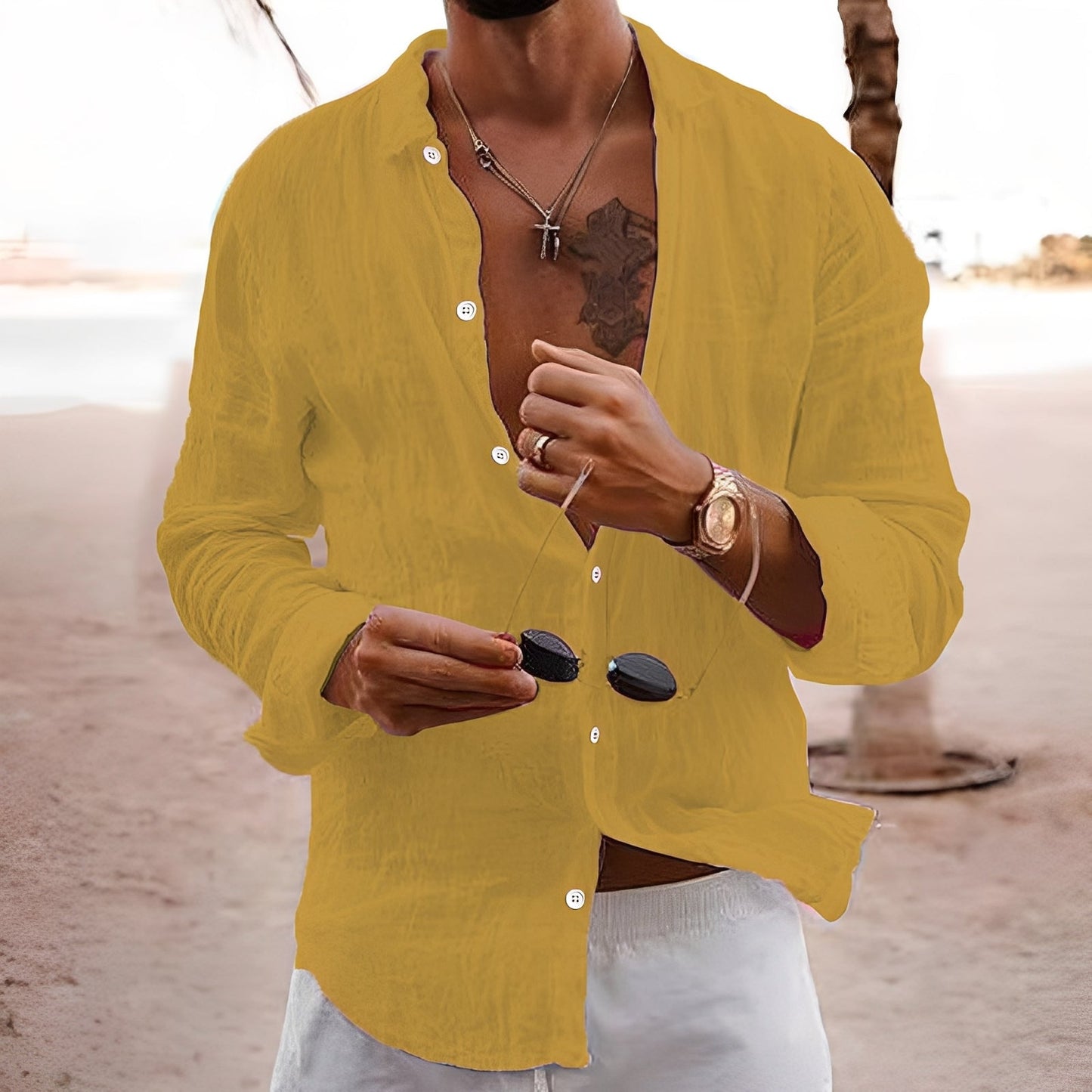 Rupert - Cămașă de bărbați casual și lejeră