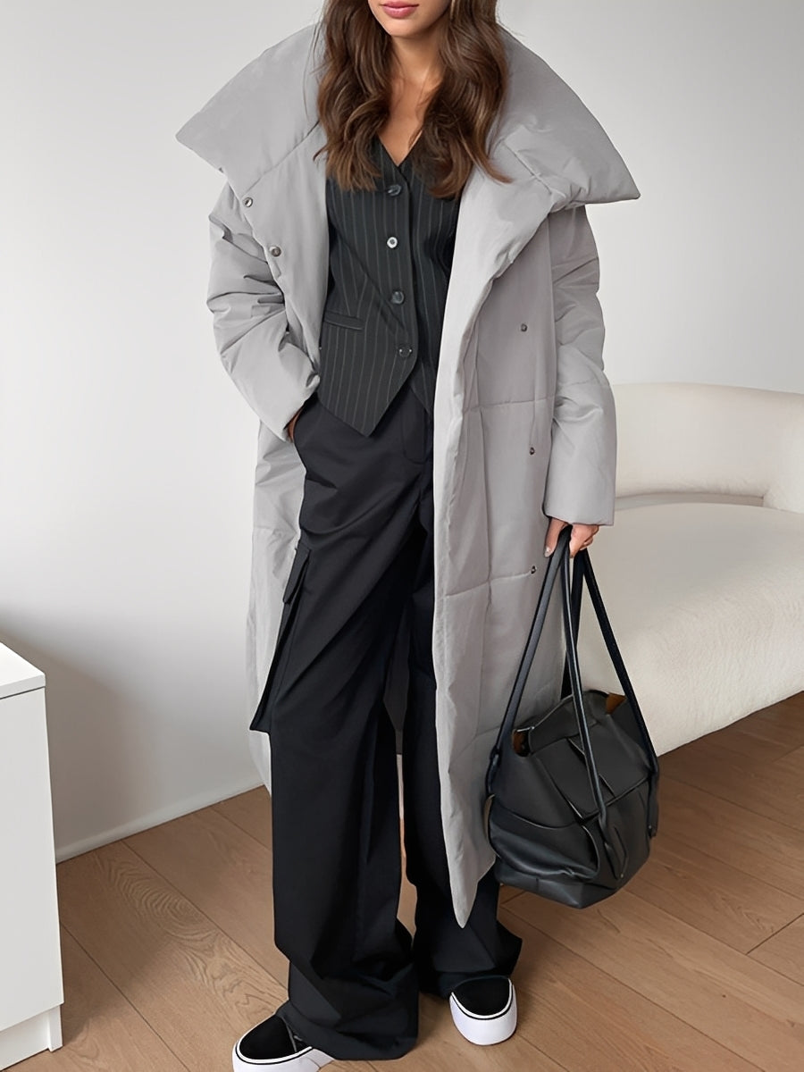 Adaline - Geacă lungă, călduroasă și matlasată pentru femei