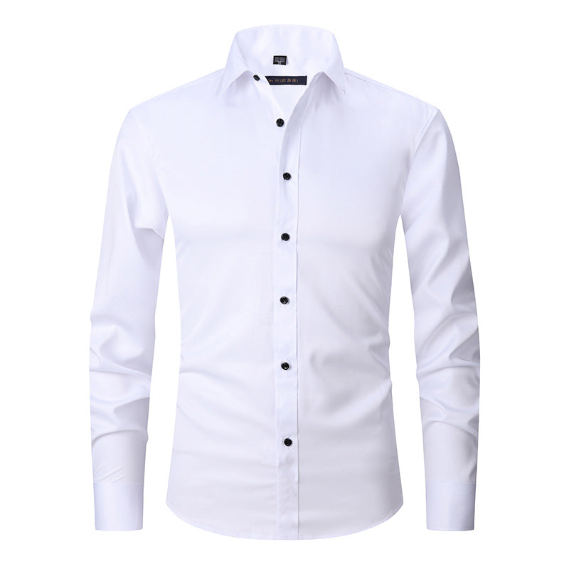 Jaren - Cămașă formală stretch cu mâneci lungi pentru bărbați
