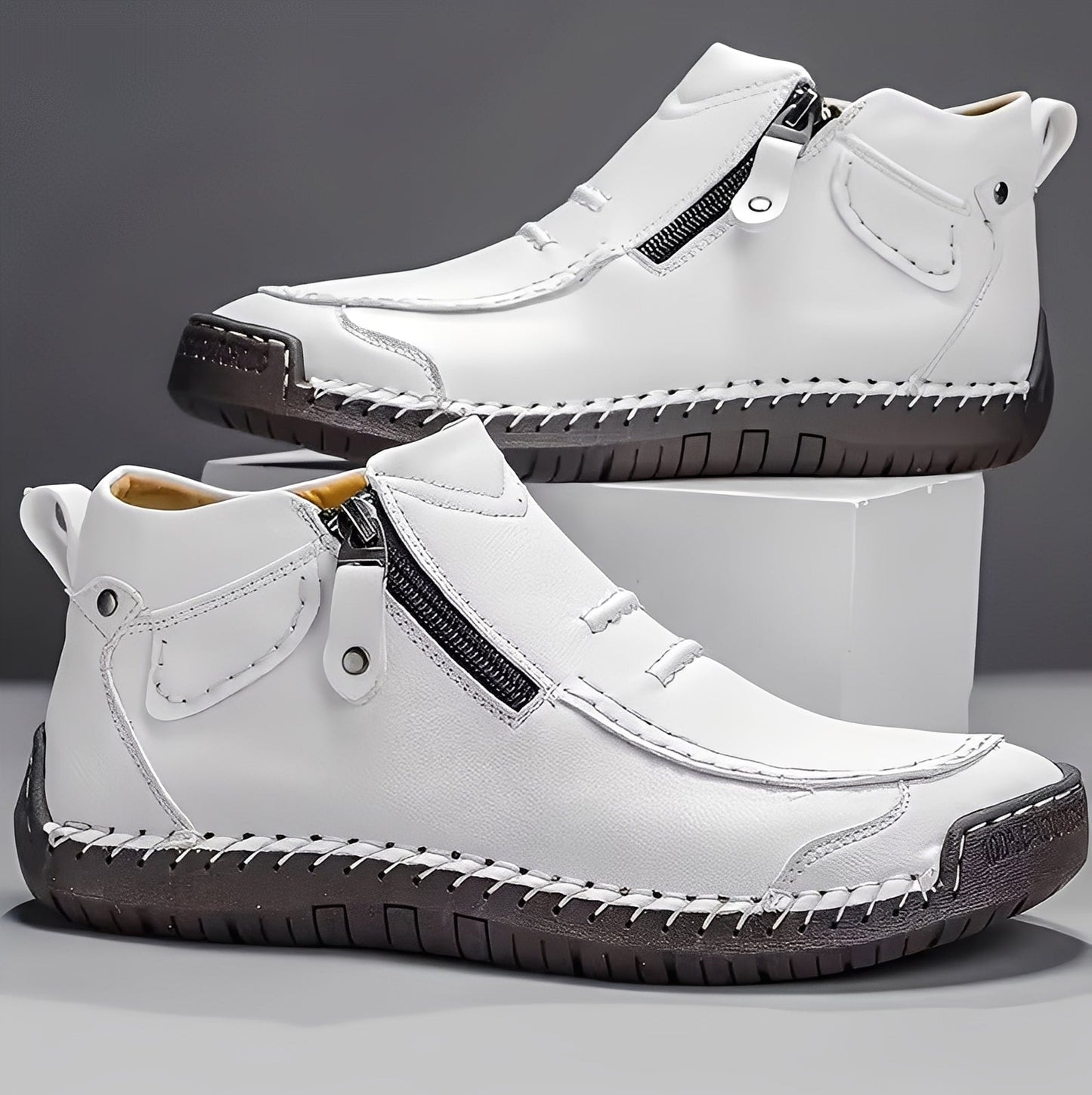 Ferdie - Pantofi moderni și comozi cu fermoar pentru bărbați