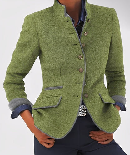 Kaelyn - Jachetă modernă de damă cu buzunare