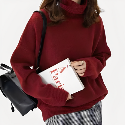 Amilia - Pulover elegant și confortabil cu guler pentru femei