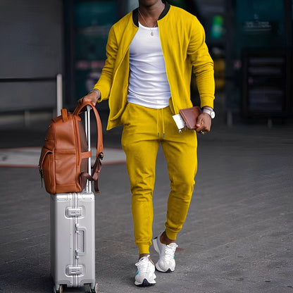 Dillon - Set simplu de geacă și pantaloni pentru bărbați
