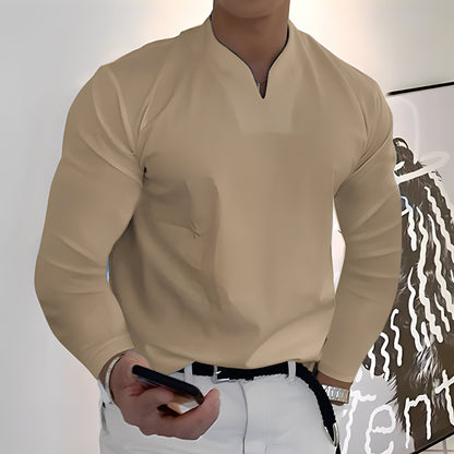 Corentin - Cămașă lejeră cu mâneci lungi pentru bărbați