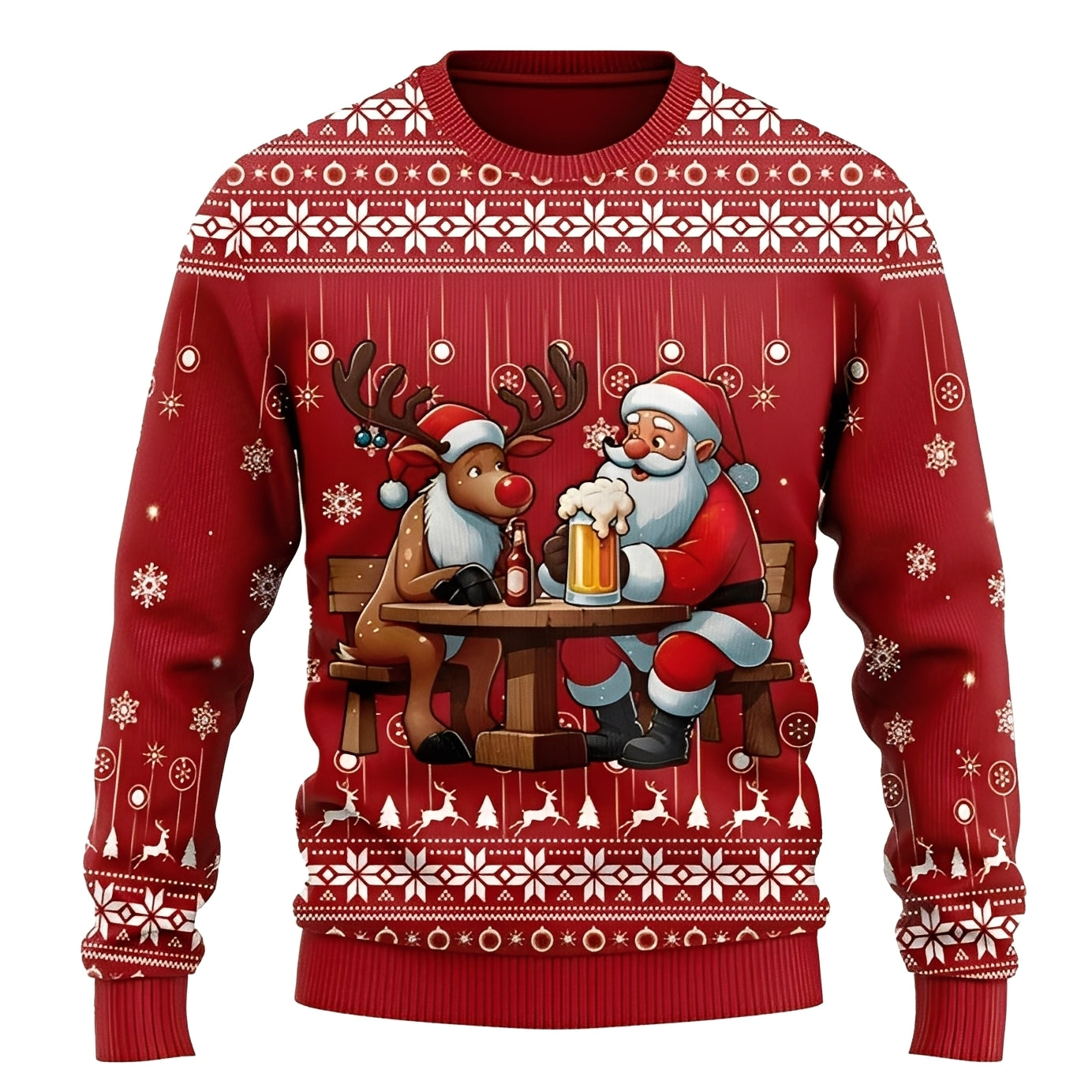 Foster - Pulover festiv unisex de Crăciun