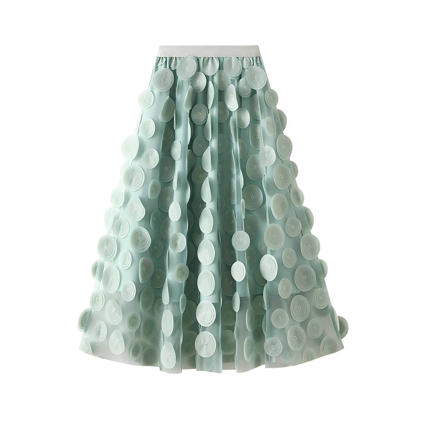 Salome - Fustă elegantă cu puncte pentru dame