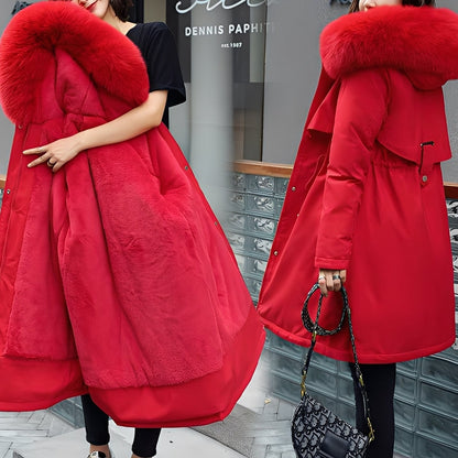 Evette - Manta stilată și călduroasă cu glugă pentru femei