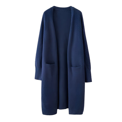 Claudie - Cardigan lung clasic pentru femei