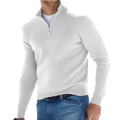 Zayne - Pulover bărbați casual cu fermoar