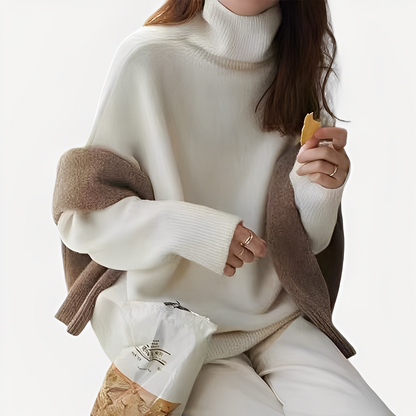 Amilia - Pulover elegant și confortabil cu guler pentru femei