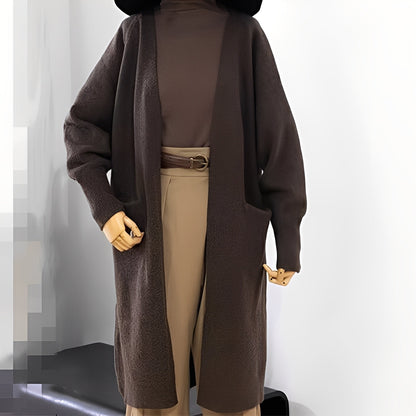 Claudie - Cardigan lung clasic pentru femei