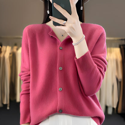 Haydée - Cardigan elegant cu nasturi pentru femei