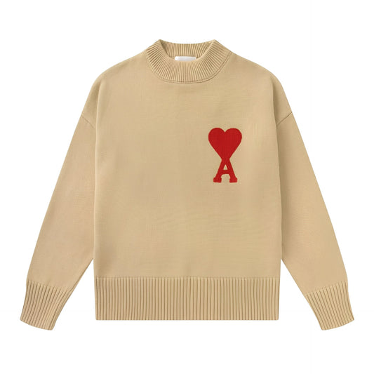 Darden - Pulover simplu cu broderie pentru bărbați