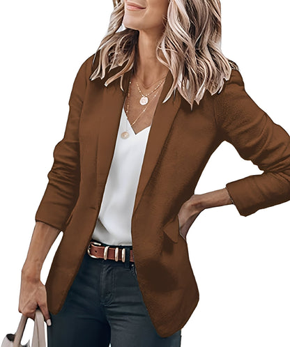 Lynsey - Blazer formal casual cu un rand pentru femei
