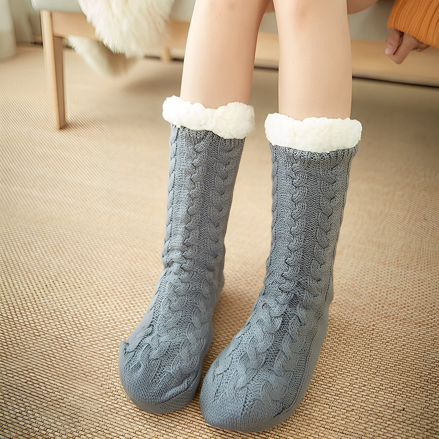 Jessica - Șosete de iarnă călduroase și pufoase pentru bărbați și femei